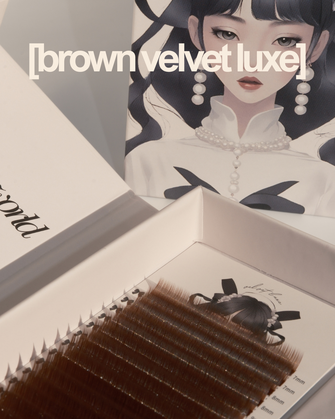 brown velvet luxe mixed [5-9mm]