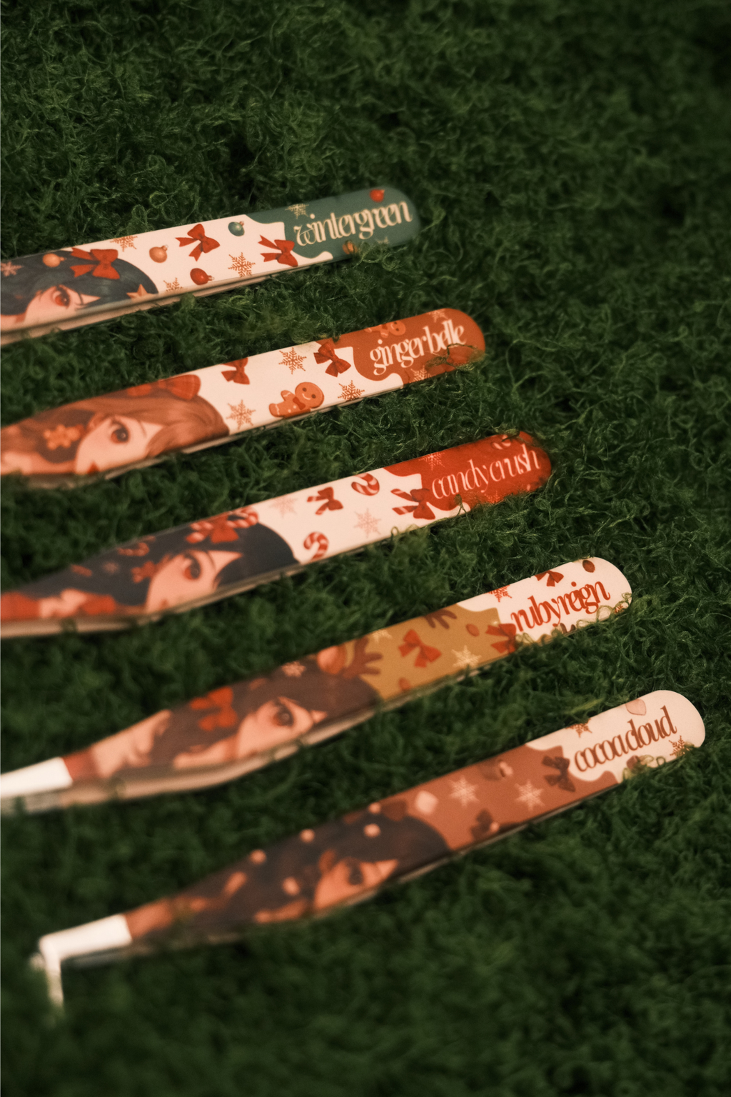 cozy christmas tweezer duos